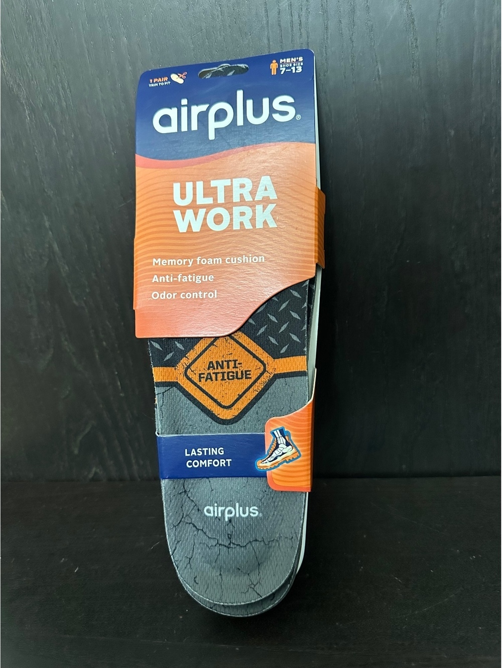 airplus Ultra Work Memory Foam Cushion Insoles for Men